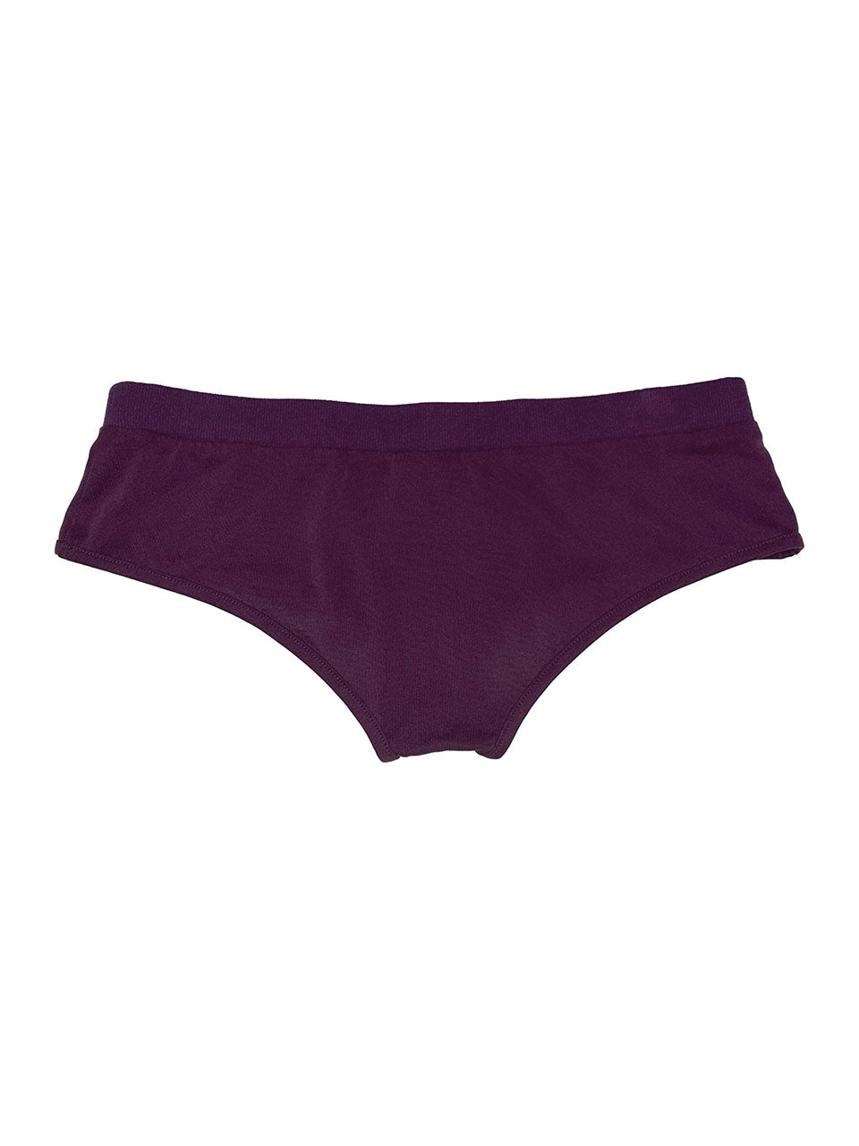 Jersey Micro Boy Shorts Plum