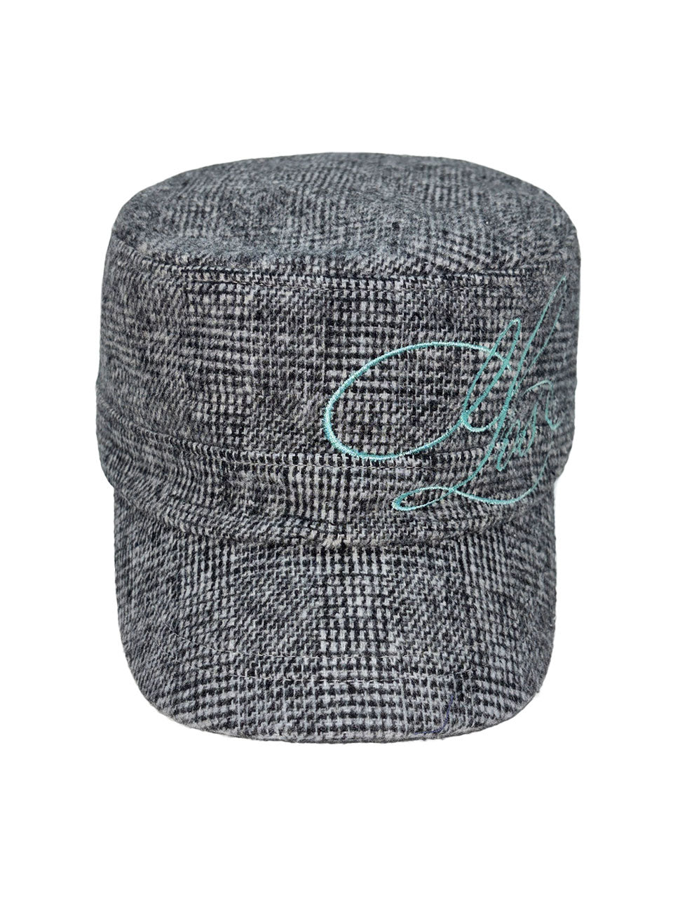 LA Girl Cap Plaid Gray
