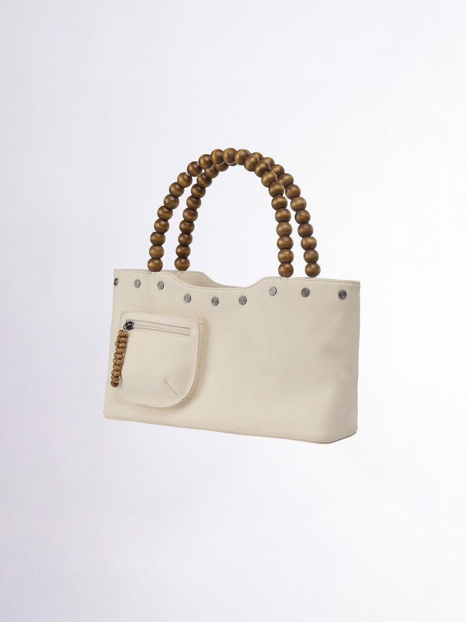 Zen Wood Beads Bag Raw