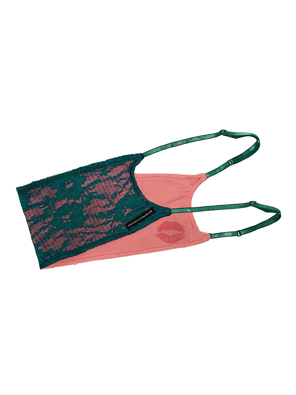 Lace Bandeau Top Teal