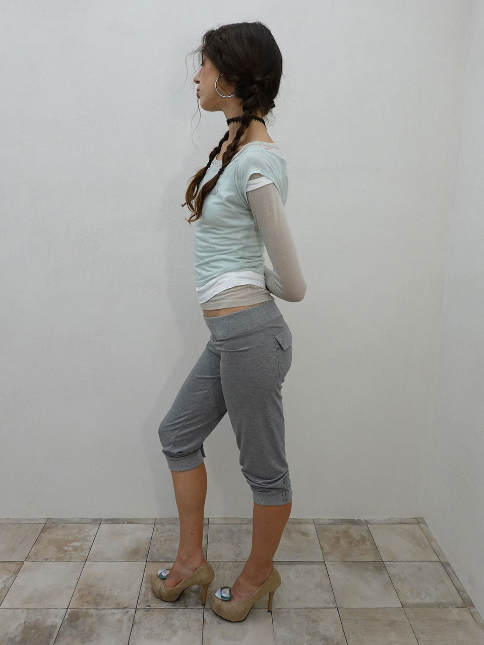 Lazy Layered Tee Mint