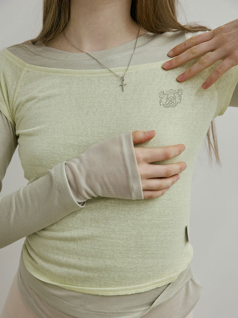 Lazy Layered Tee Lemon