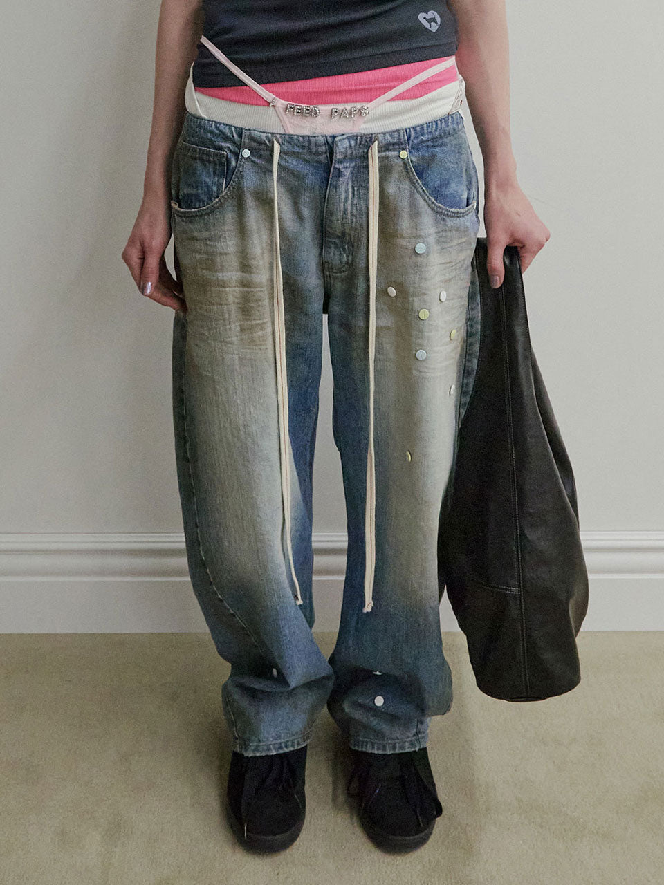 Pill Denim Pants Light Blue