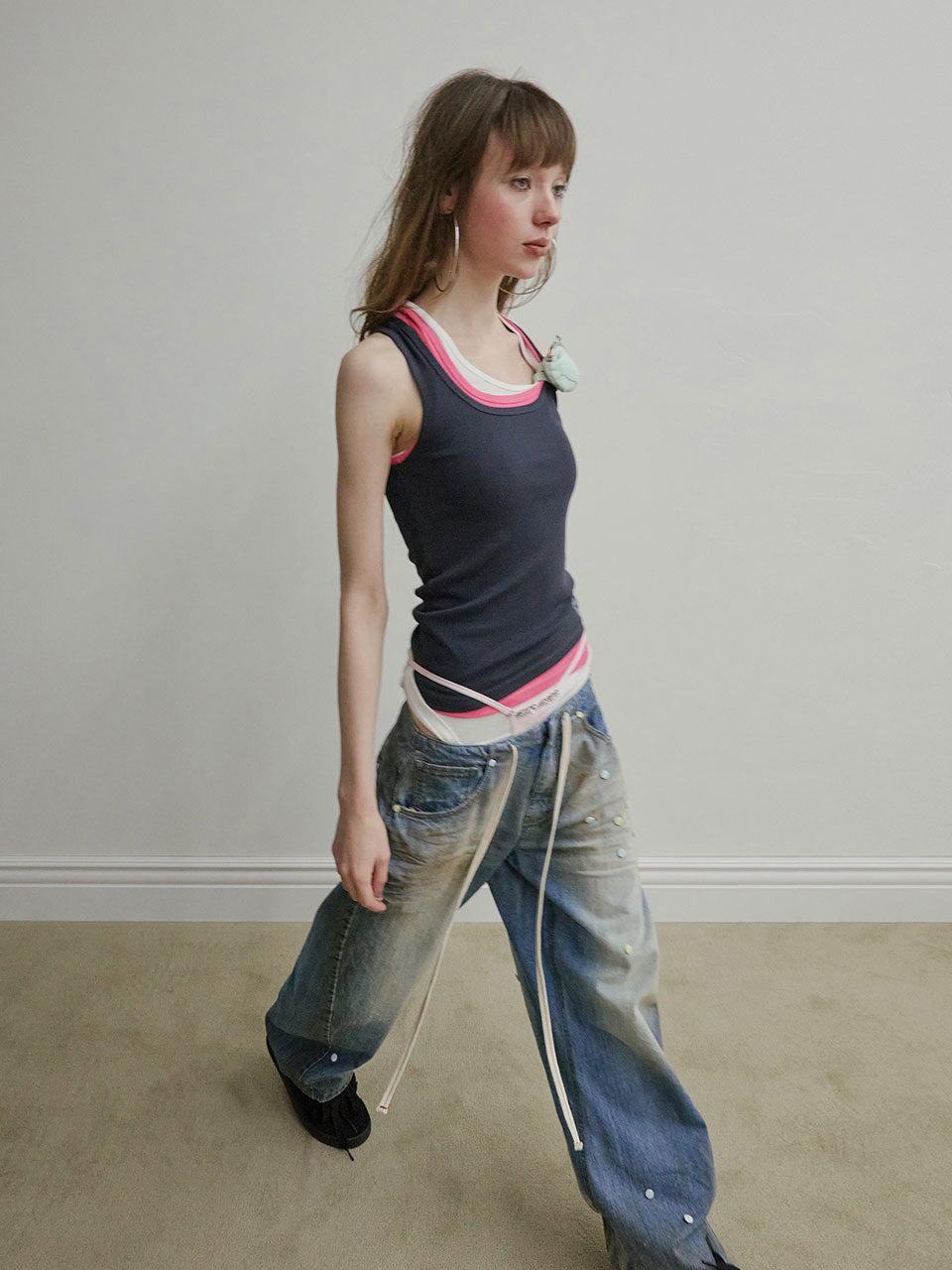 Pill Denim Pants Light Blue