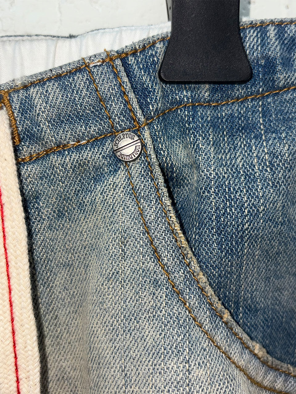Brushed Denim Pants Light Blue