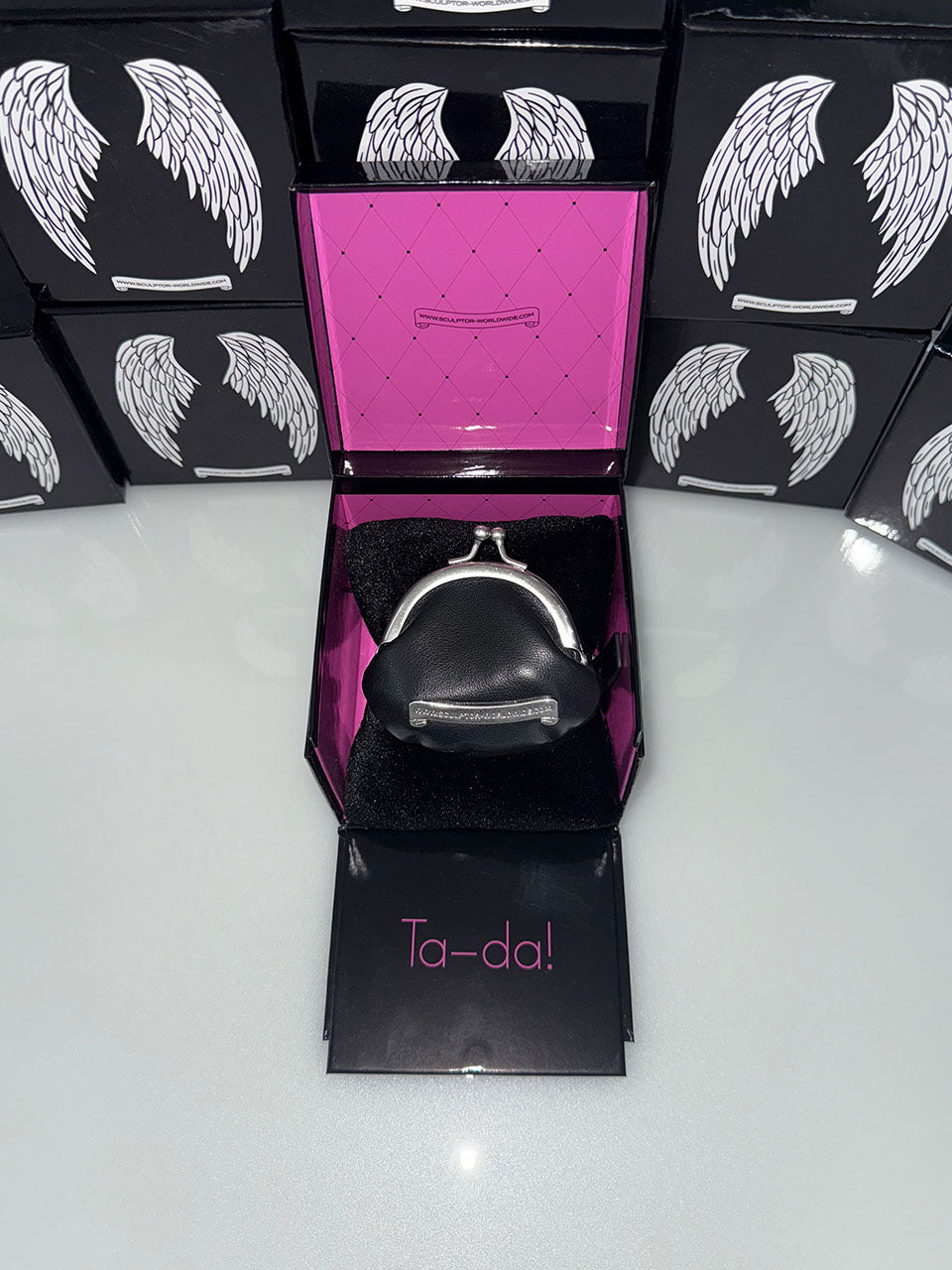 I Shell Coin Purse Matte Black