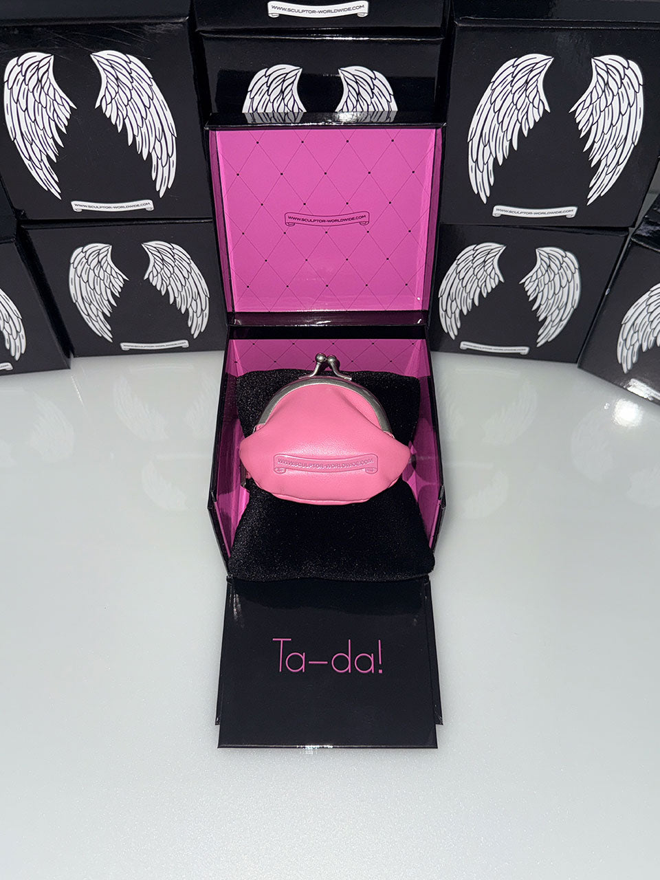 I Shell Coin Purse Matte Pink