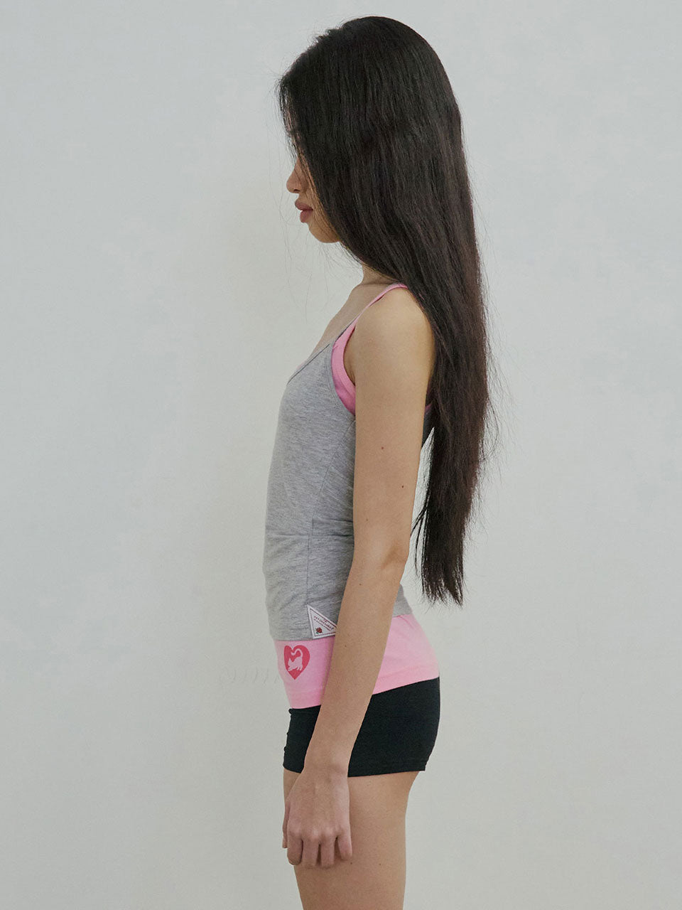 My Go To Sleeveless Top Melange Gray