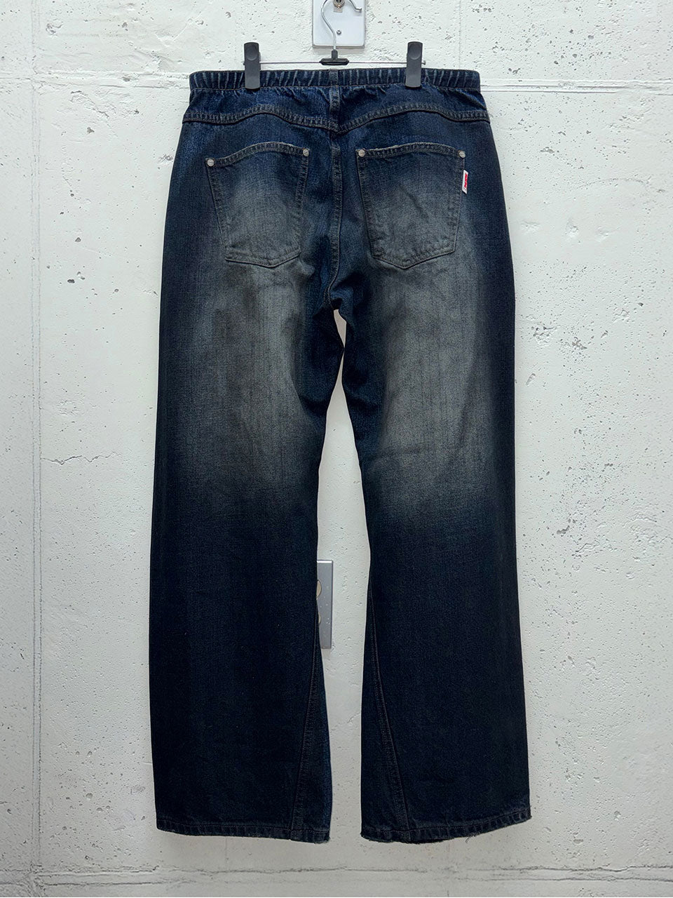 Brushed Denim Pants Mid Blue