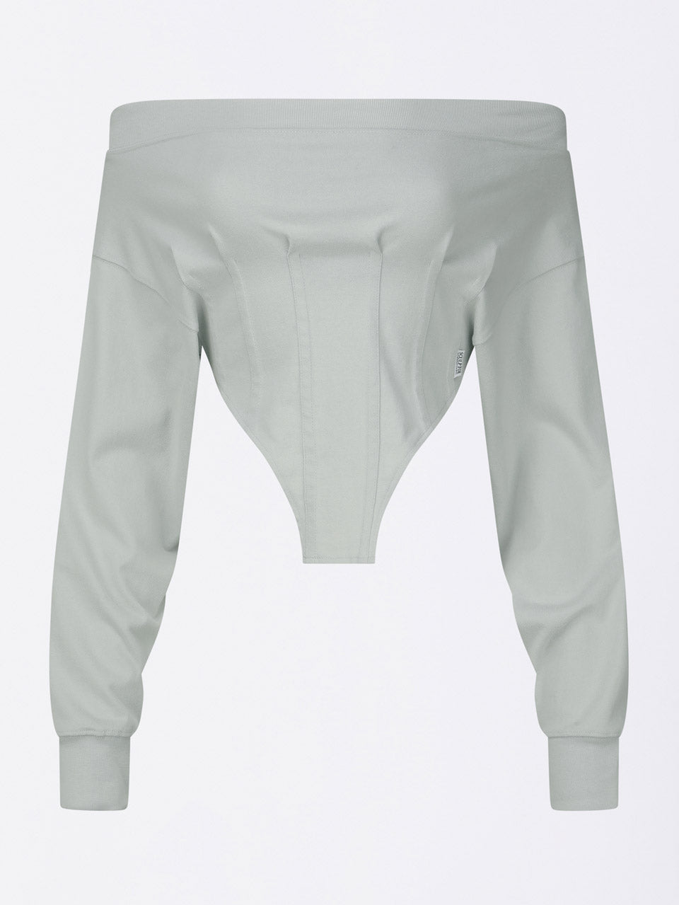 Corset Sweatshirt Misty Blue