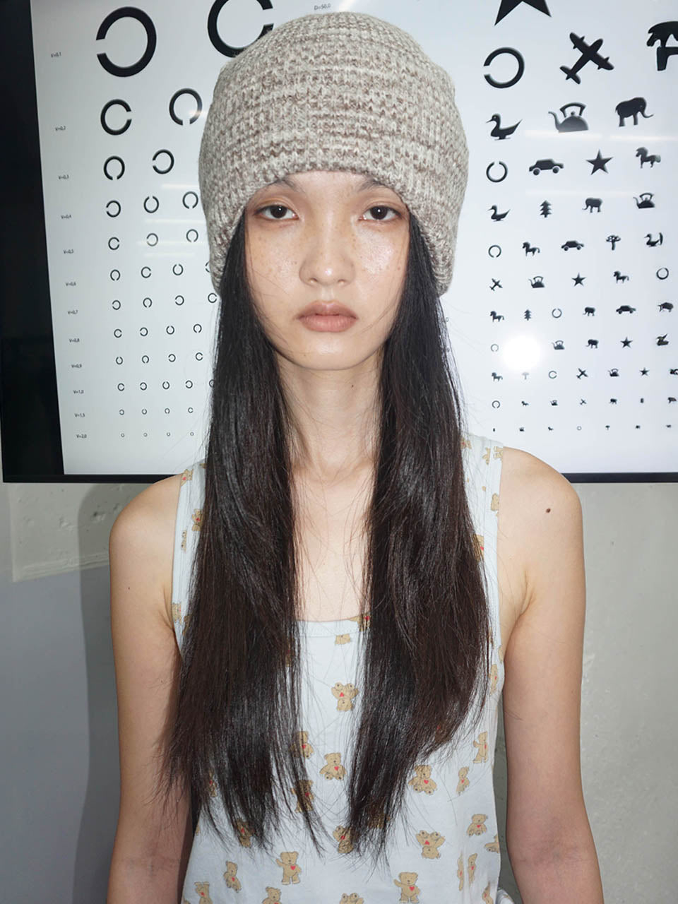 Cozy Earflap Beanie Multi Brown