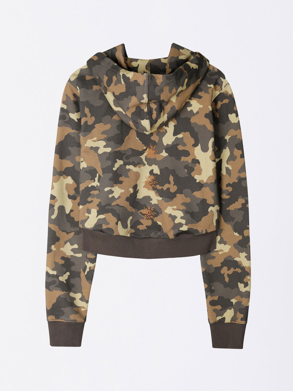 Karma Hooded Zip-Up Mustard Camo
