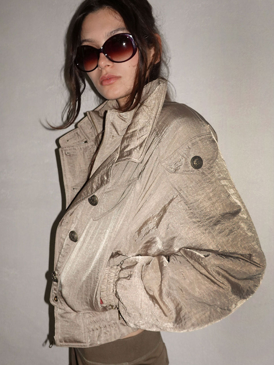 Napoleon Bomber Jacket Beige