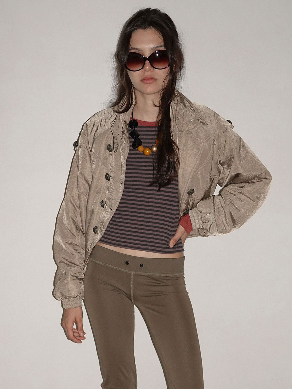 Napoleon Bomber Jacket Beige