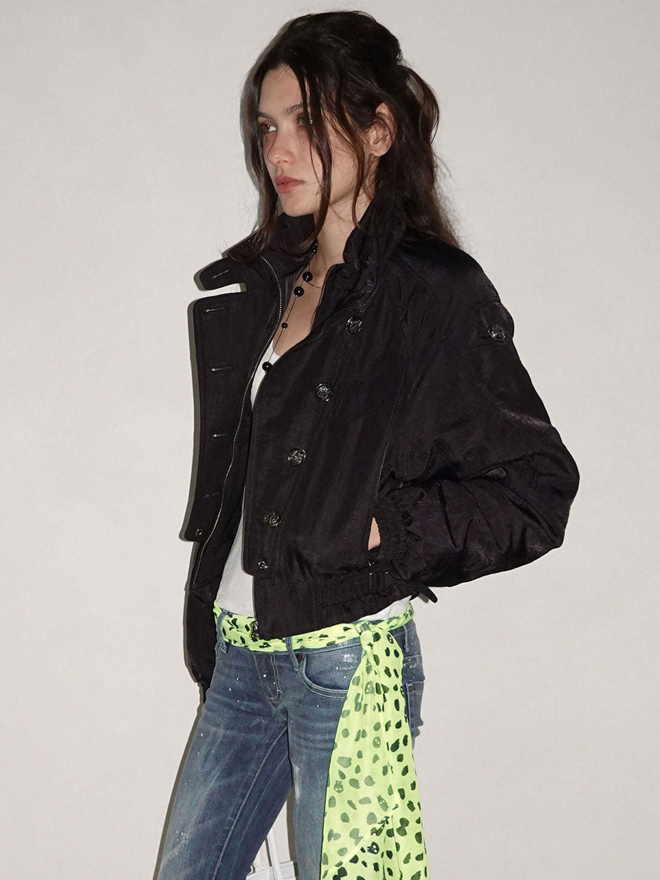 Napoleon Bomber Jacket Black