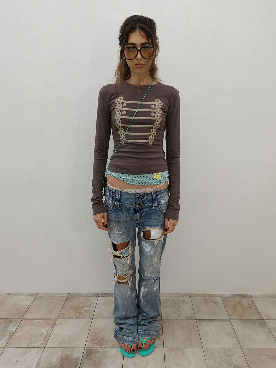 Napoleon Long Sleeve Tee Brown