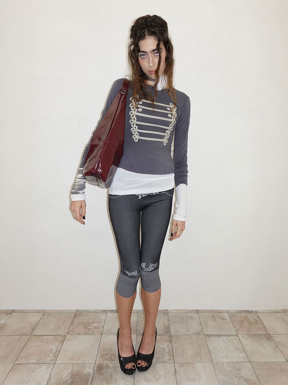Napoleon Long Sleeve Tee Charcoal