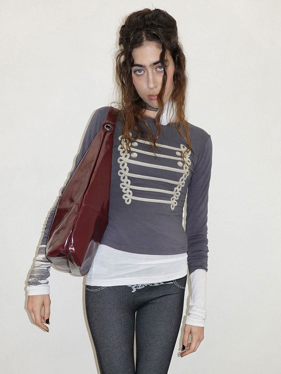 Napoleon Long Sleeve Tee Charcoal