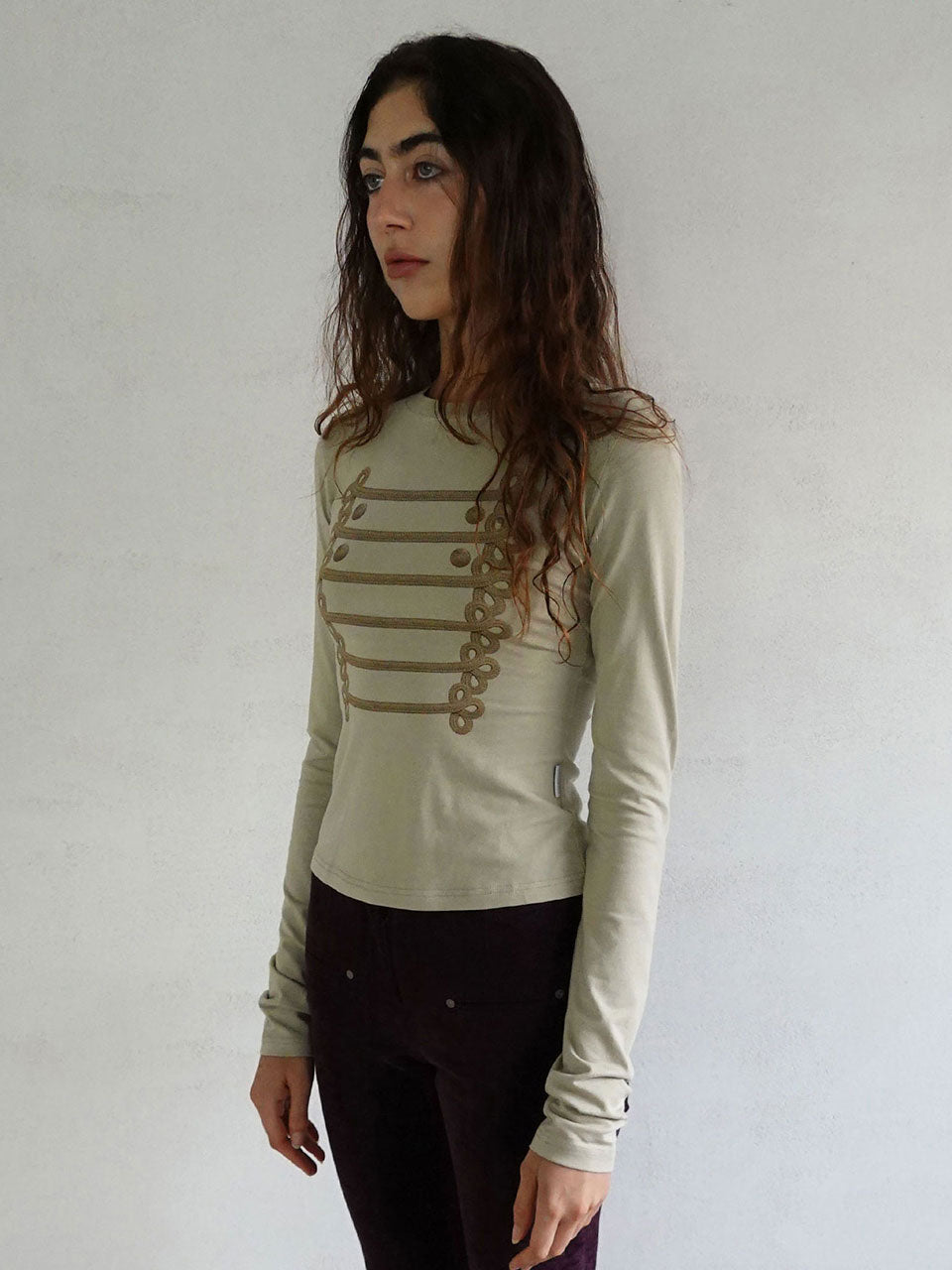 Napoleon Long Sleeve Tee Light Khaki
