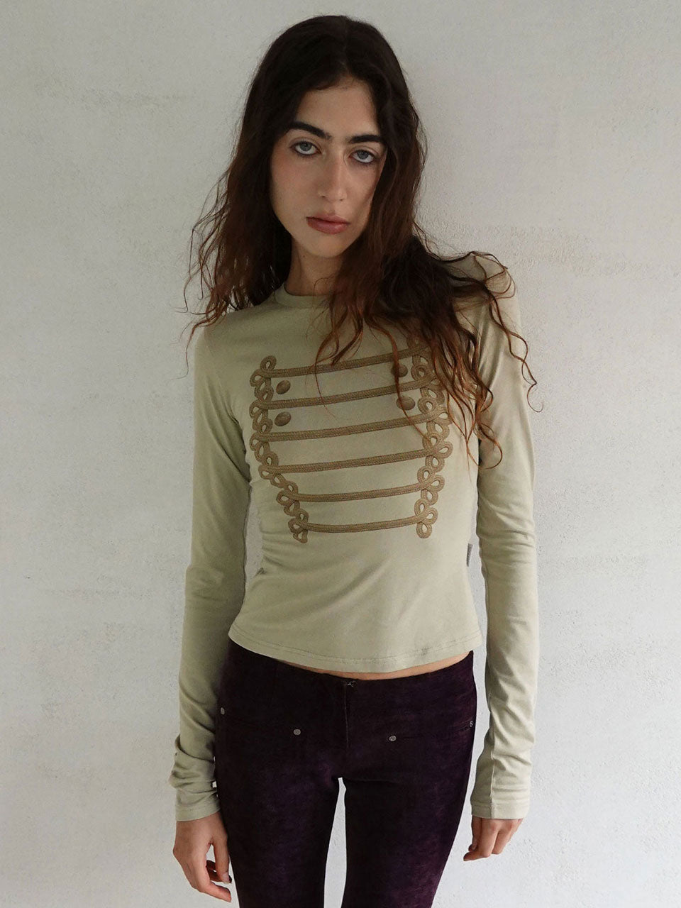 Napoleon Long Sleeve Tee Light Khaki