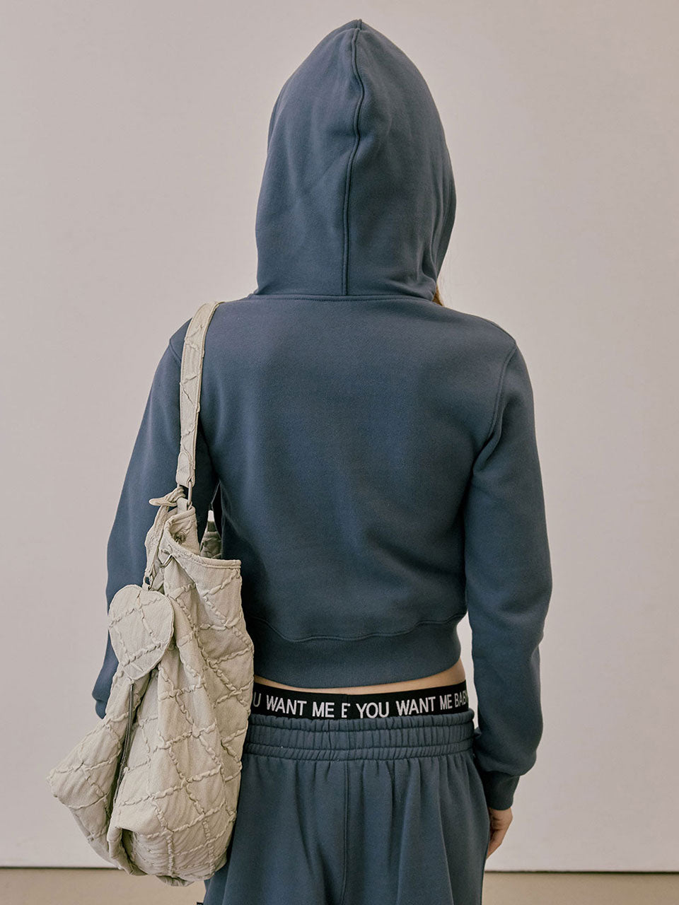 Napoleon Stud Hoodie Charcoal