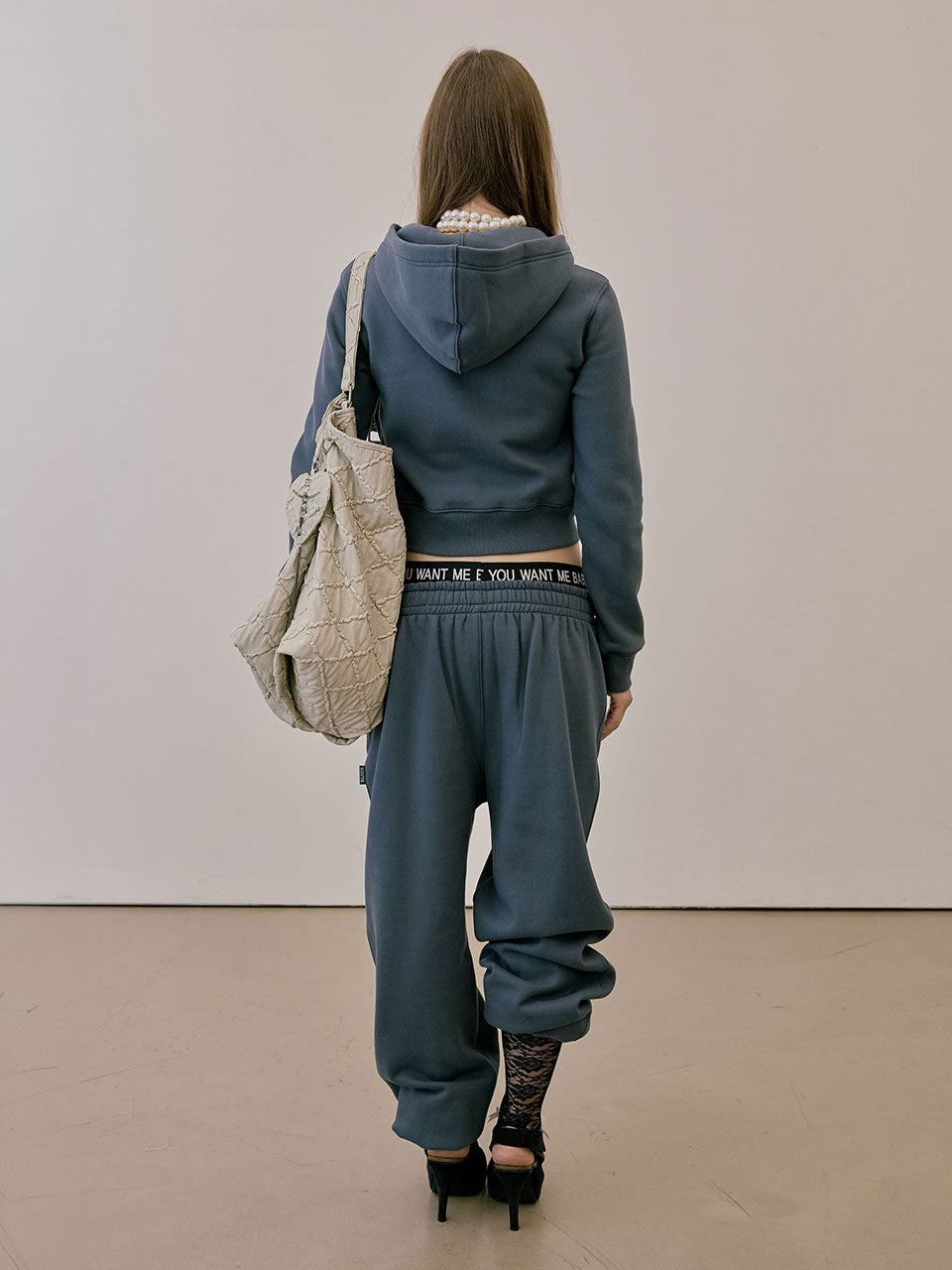 Napoleon Stud Sweatpants Charcoal