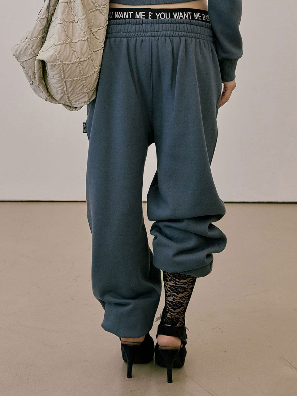 Napoleon Stud Sweatpants Charcoal