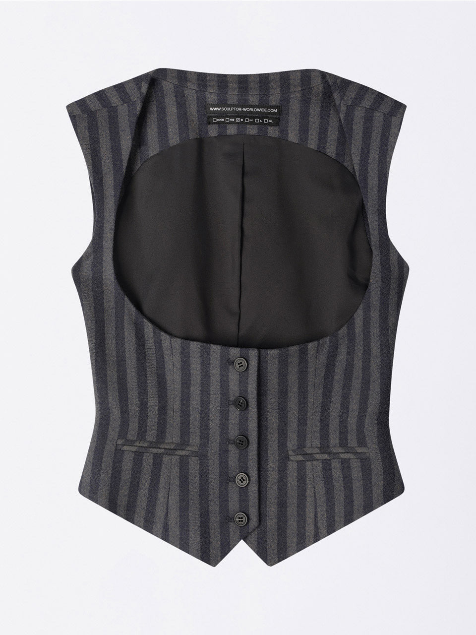 Classic Stripe Vest Navy