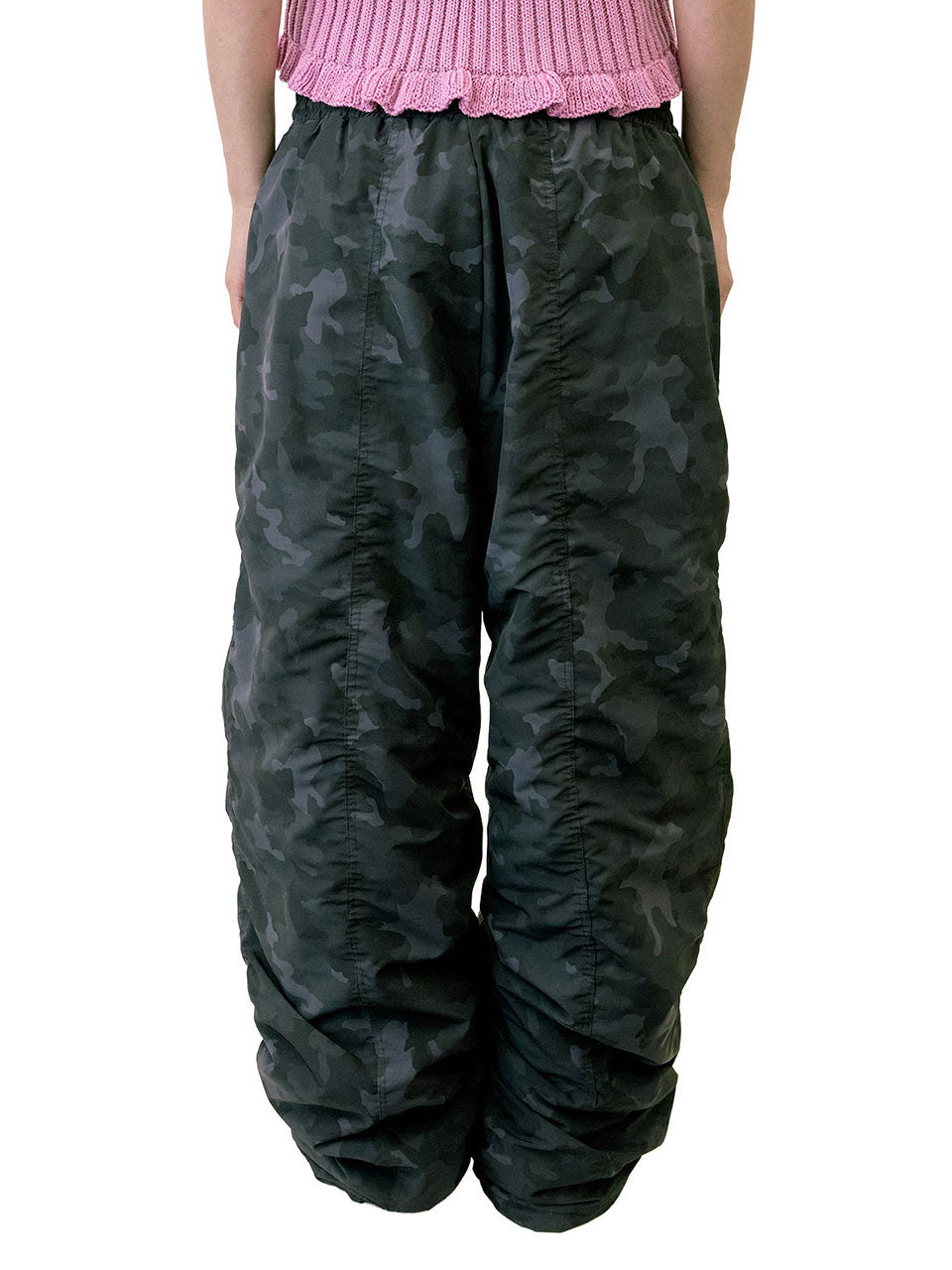 Padded Wide Pants Camo