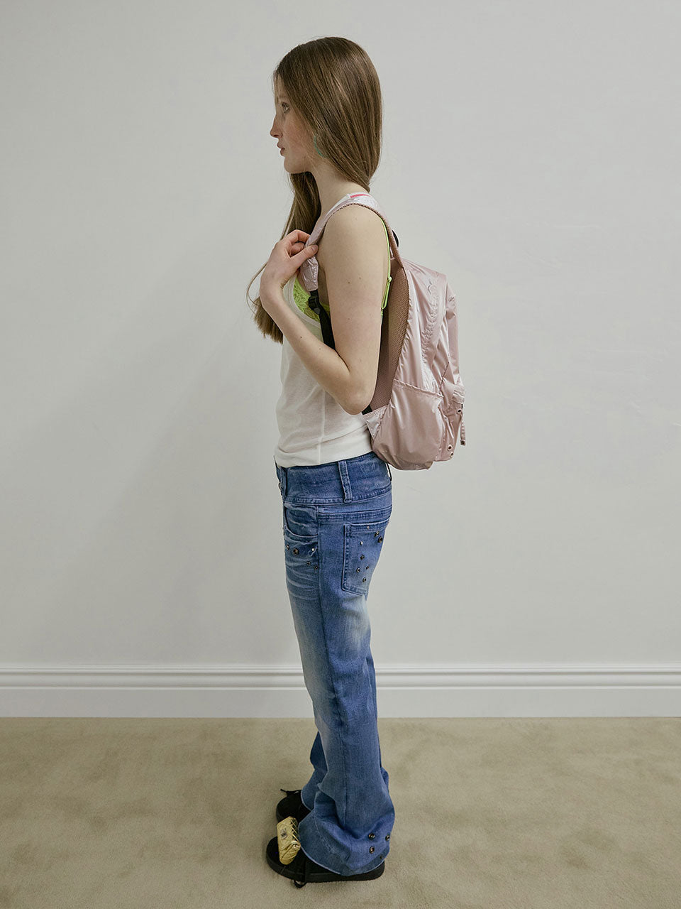 NPC Metallic Backpack Pink