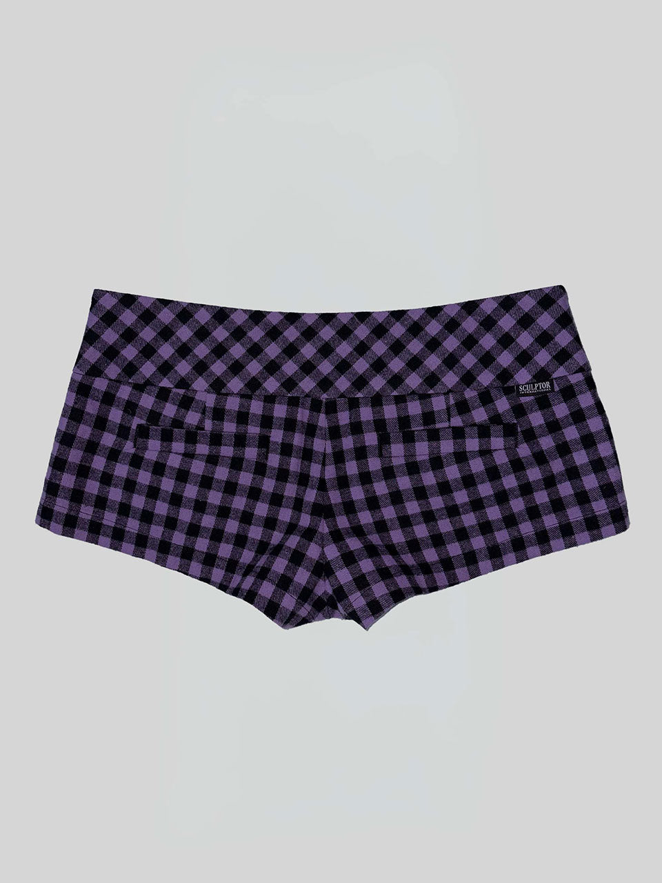 【S/Mのみ5月中旬お届け予定】New Emo Gingham Micro Shorts Purple