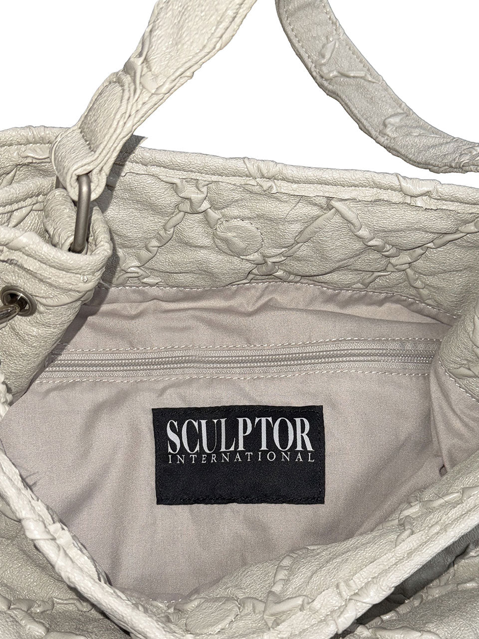 Quilted Slouch Bag Stone