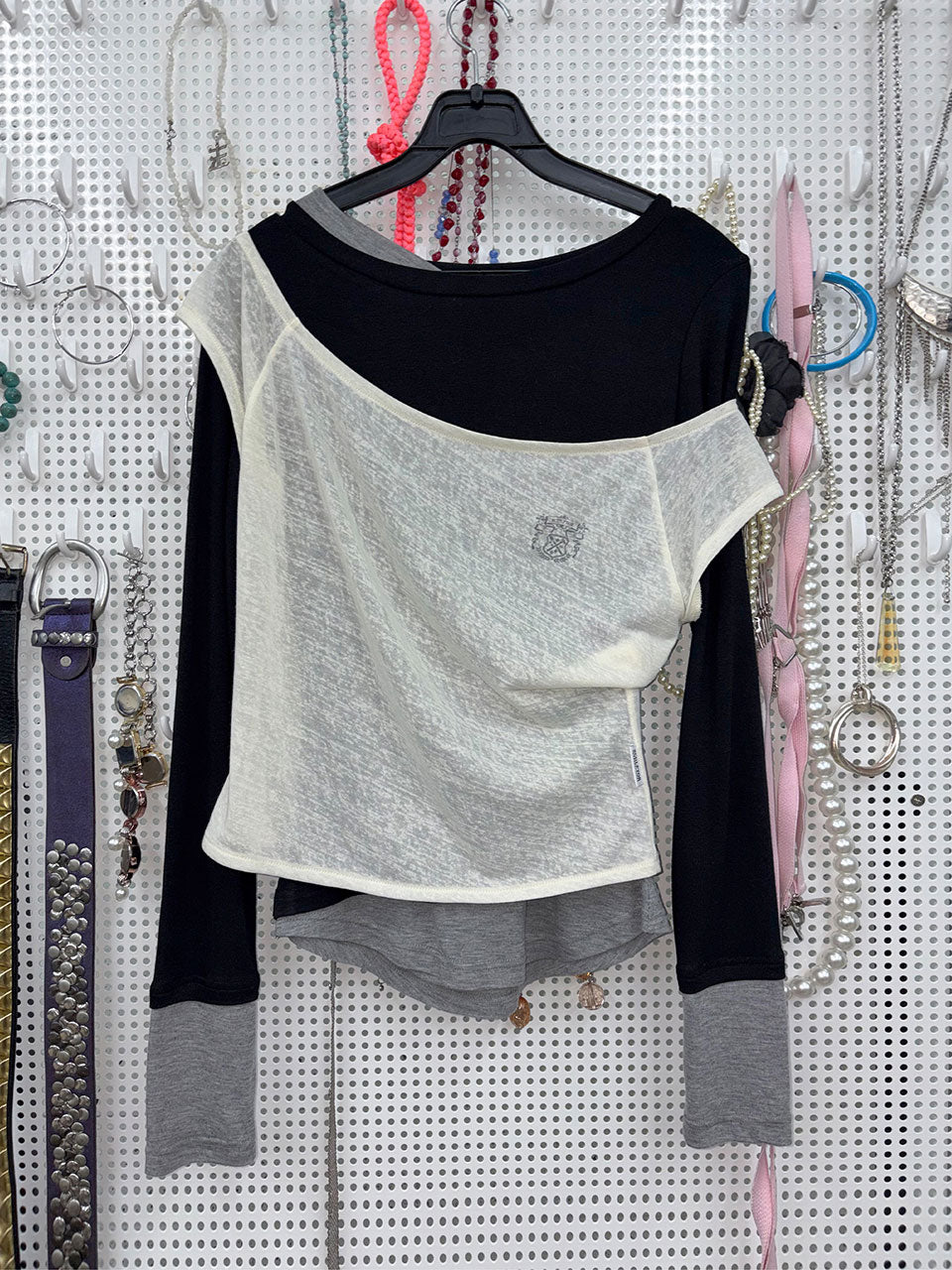 Lazy Layered Tee Raw