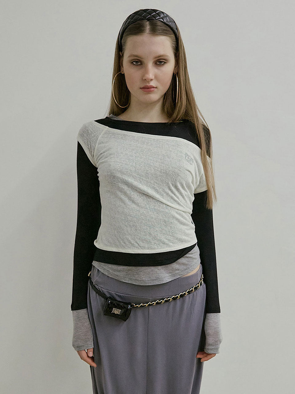 Lazy Layered Tee Raw