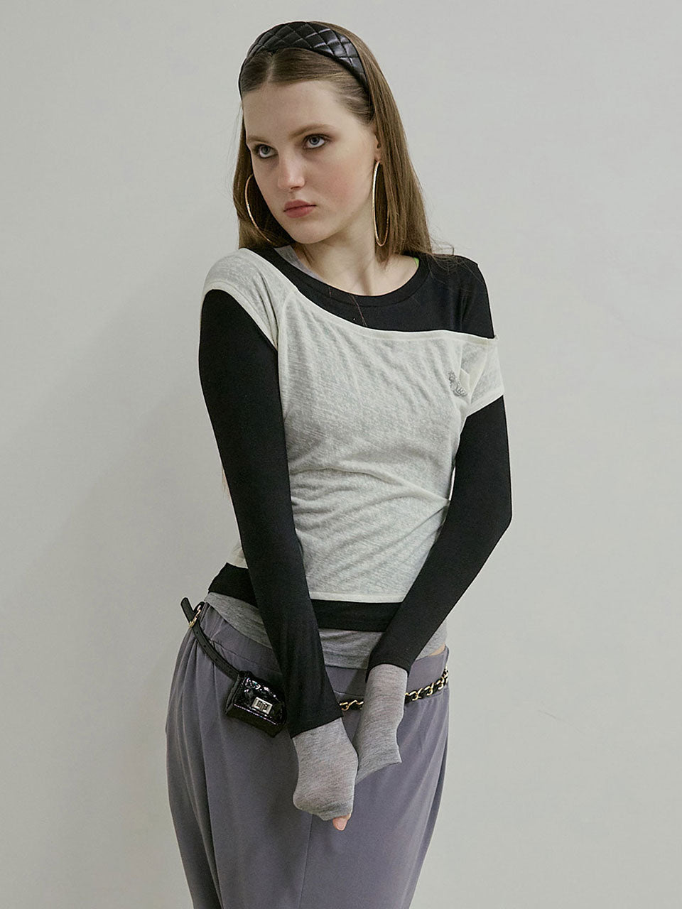 Lazy Layered Tee Raw