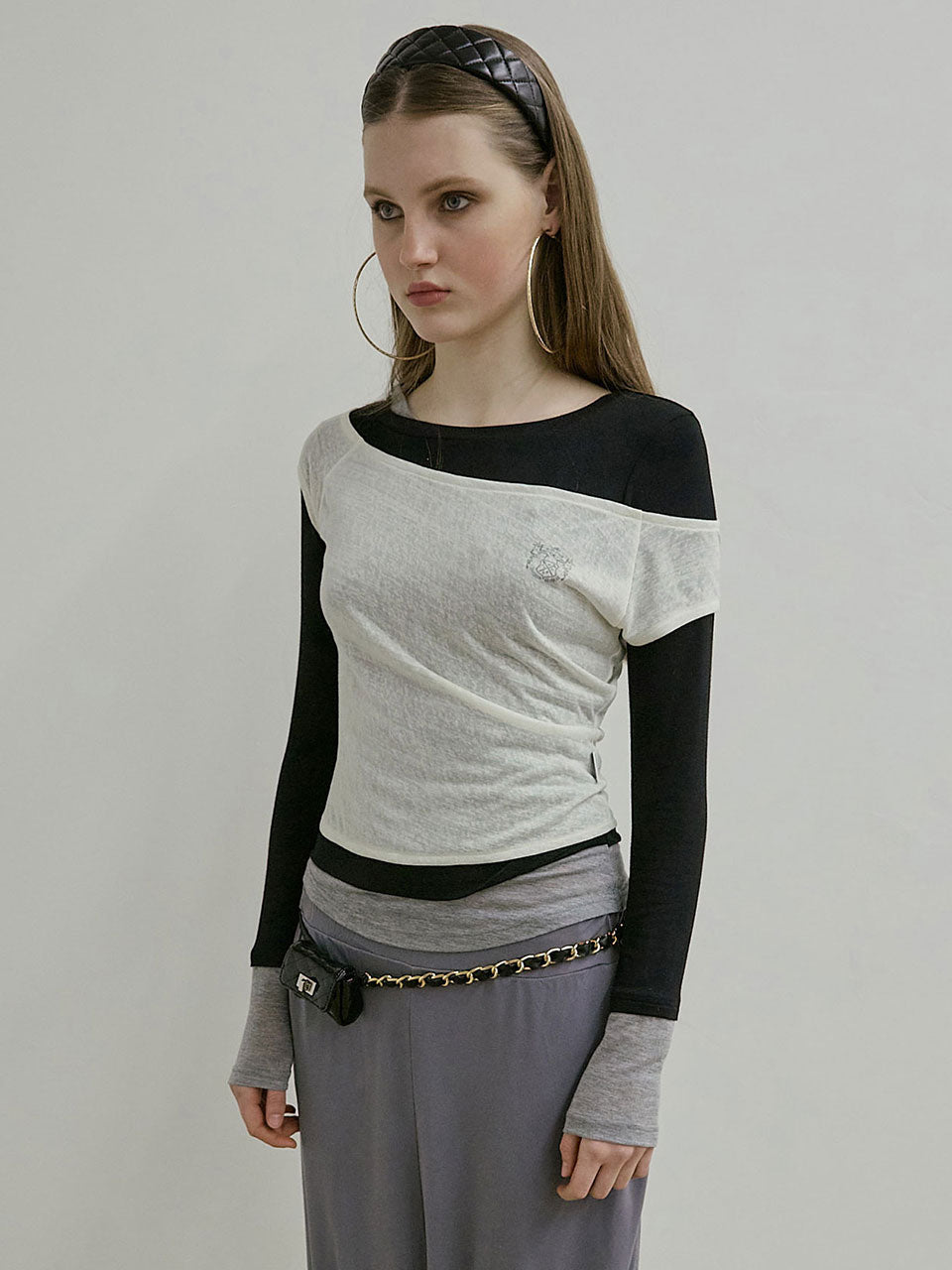 Lazy Layered Tee Raw