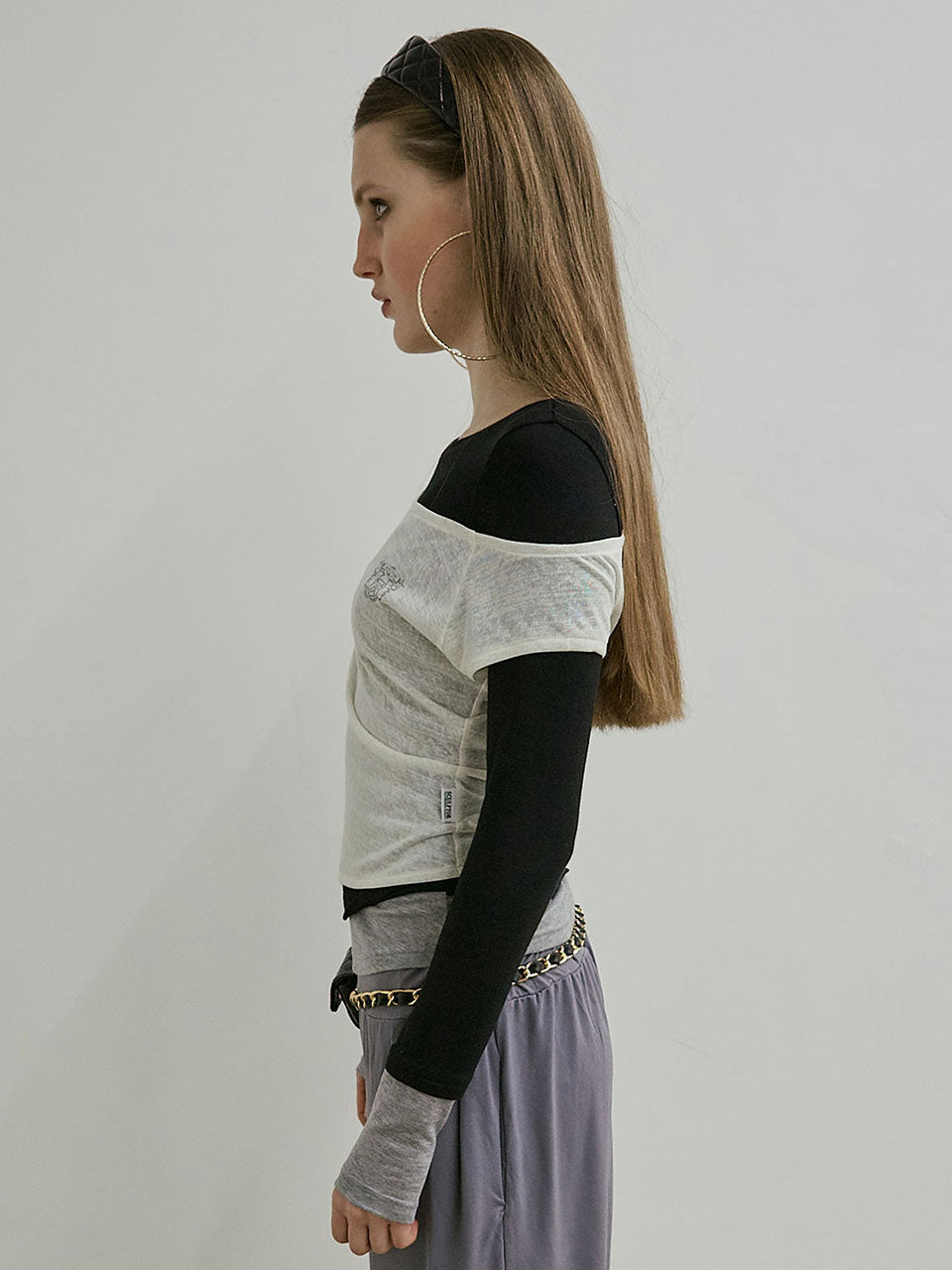 Lazy Layered Tee Raw