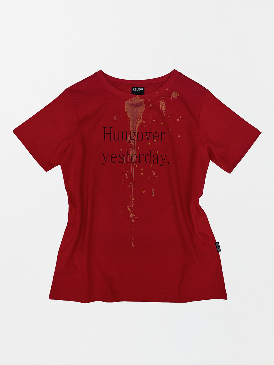 Raw Statement Tee Red