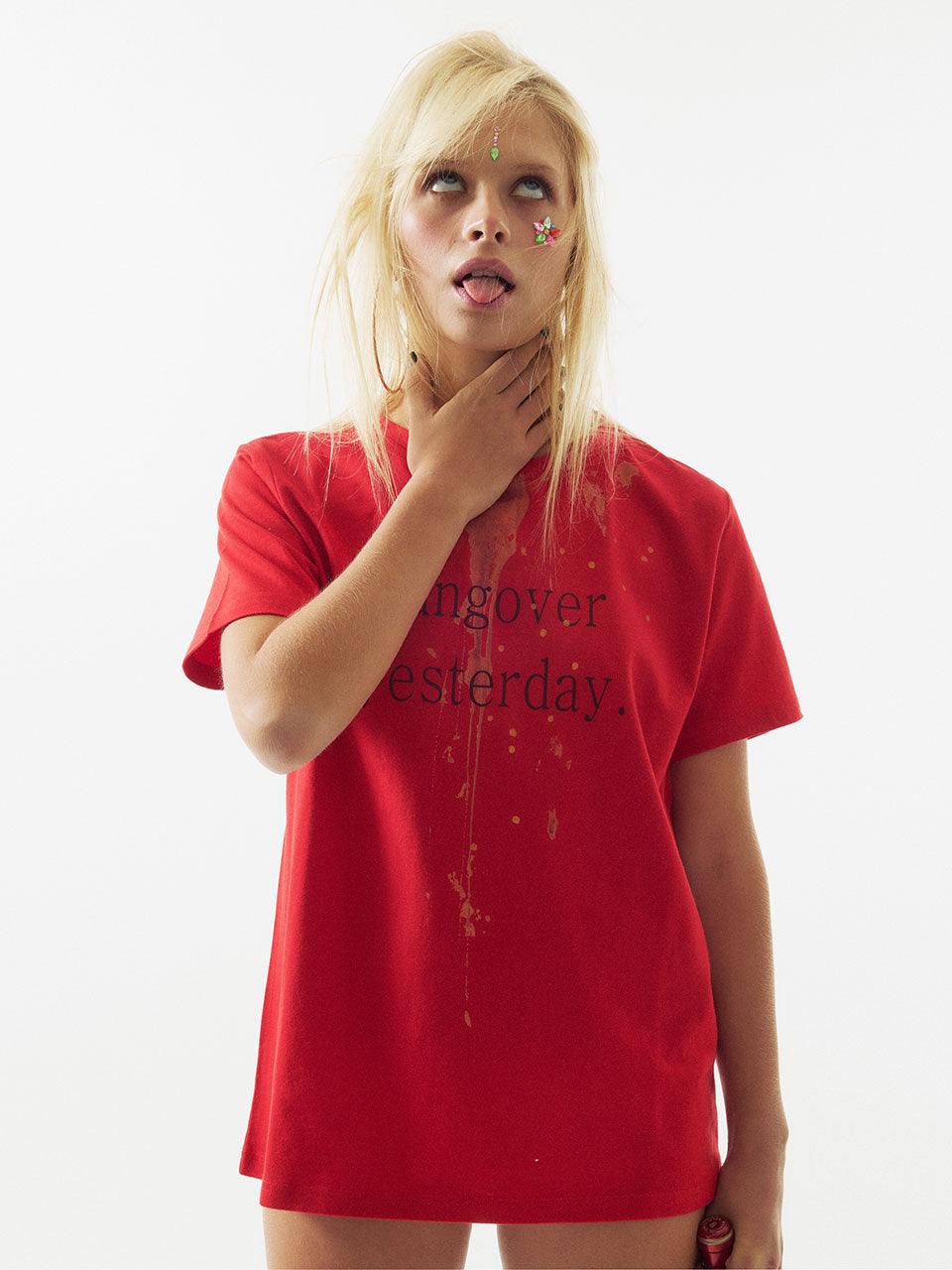 Raw Statement Tee Red
