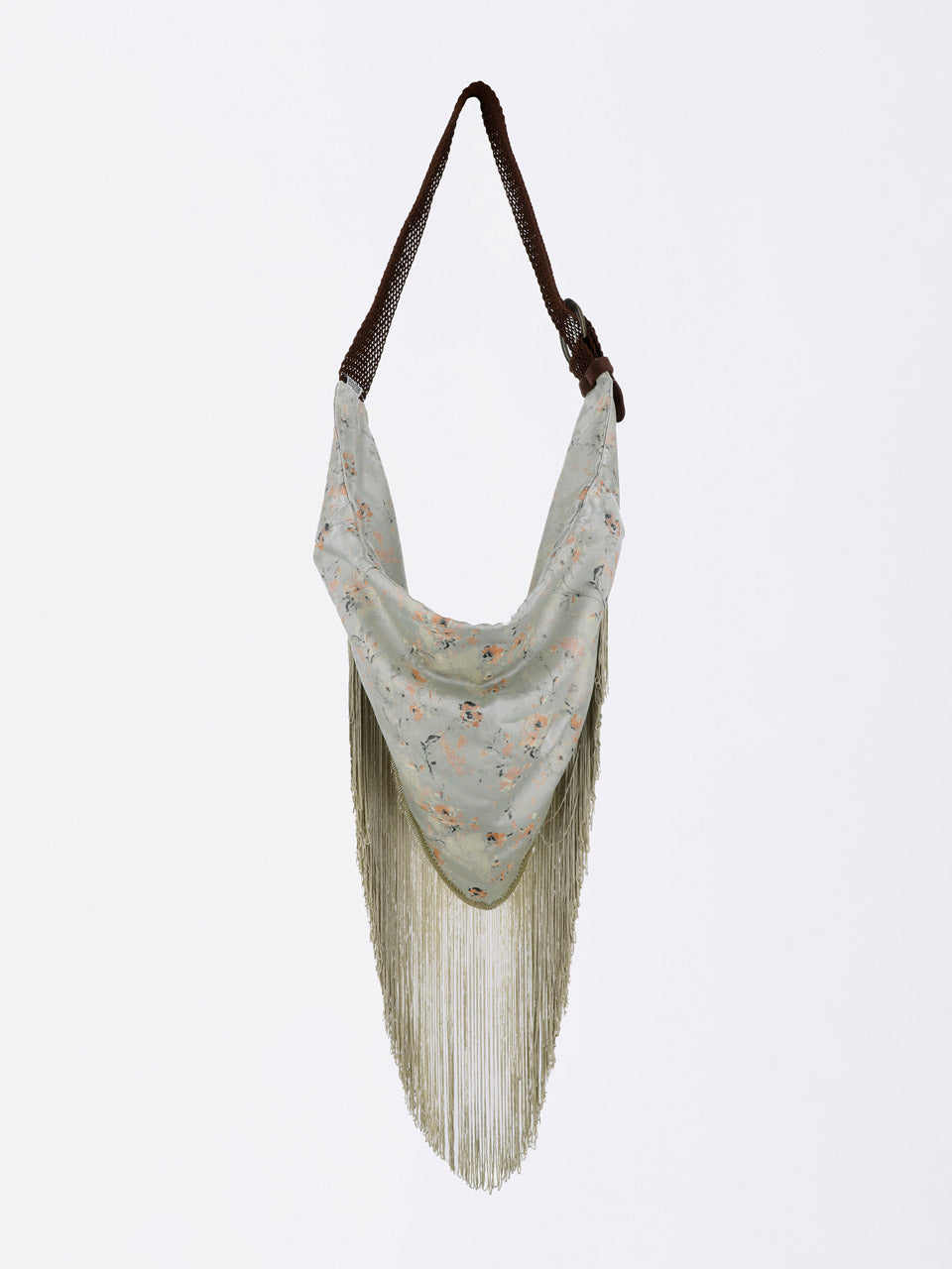 Fringe Scarf Bag Sage