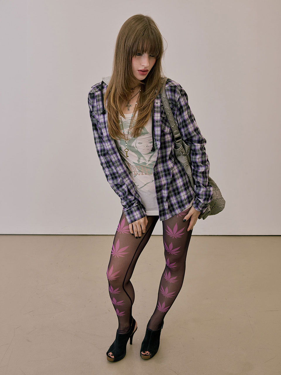 Stoner Girl Tights Black