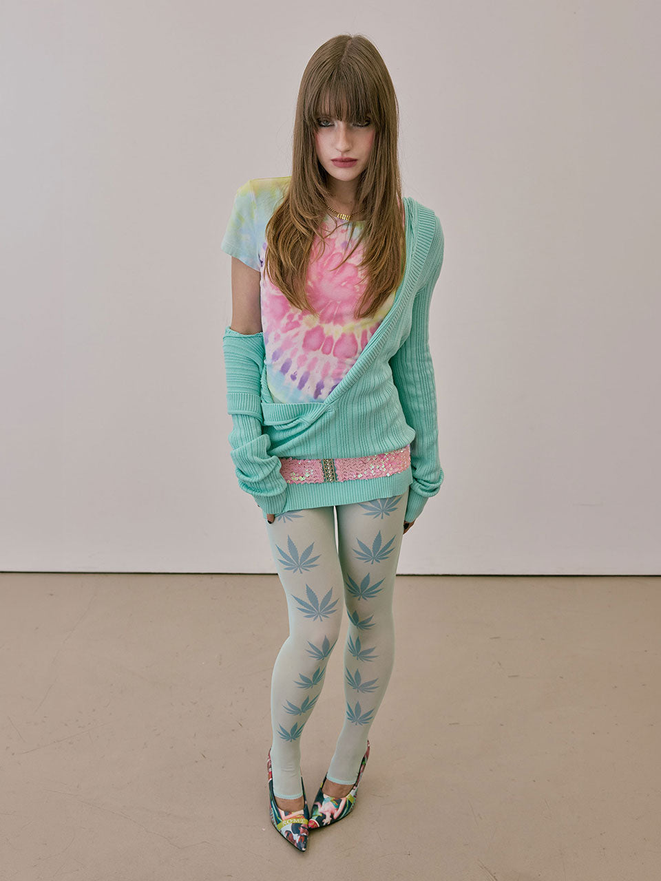 Stoner Girl Tights Mint