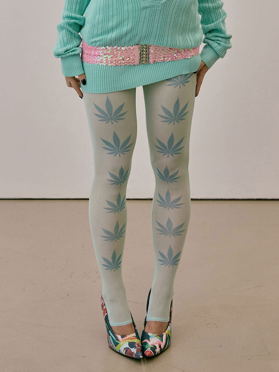 Stoner Girl Tights Mint