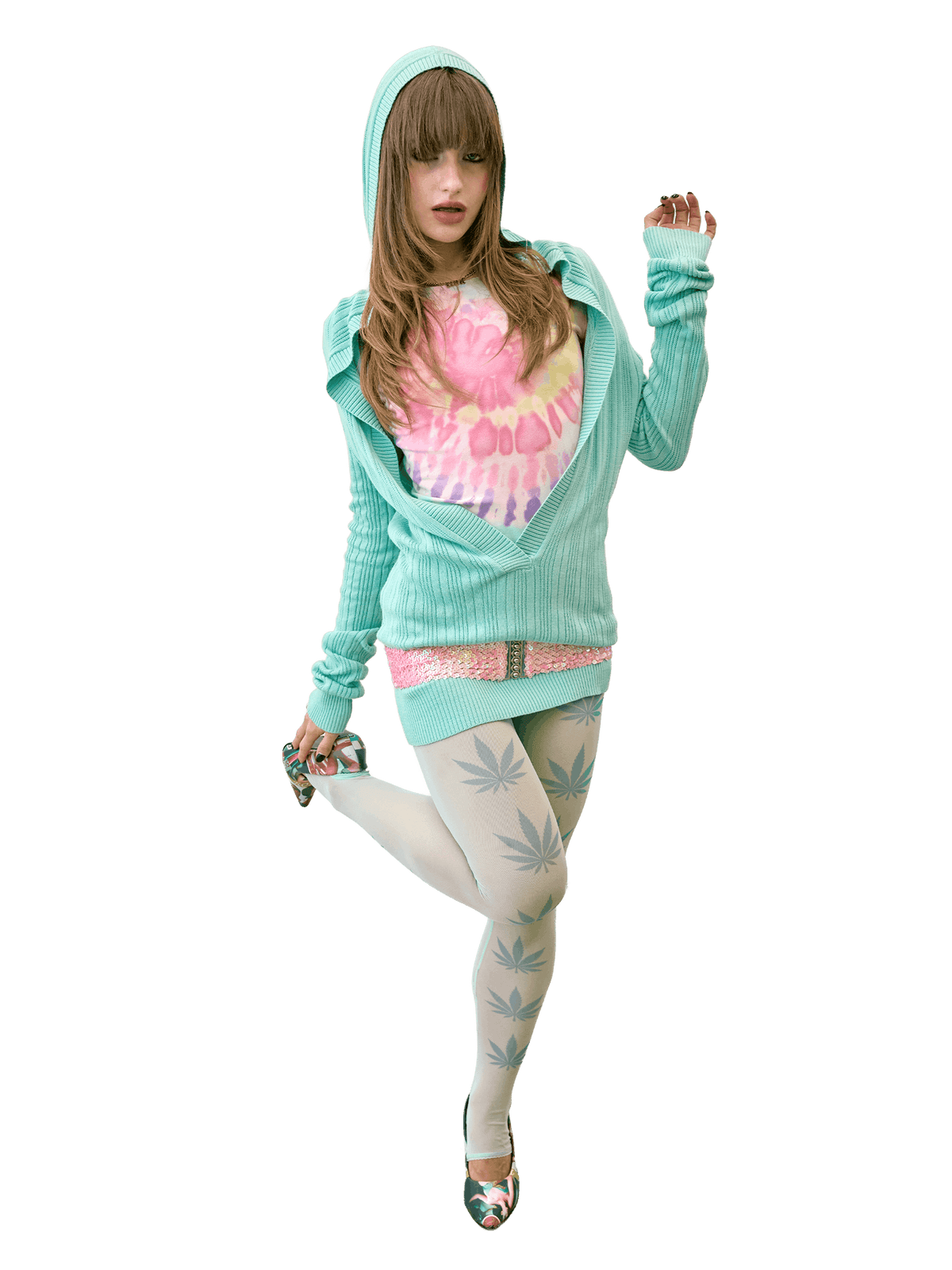 Stoner Girl Tights Mint