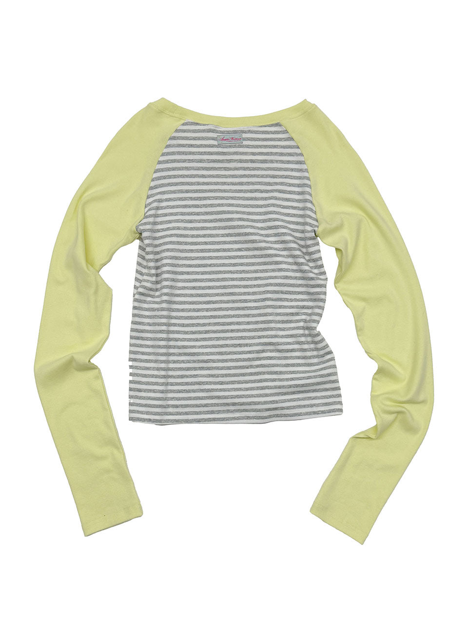 Striped Raglan Tee Lemon