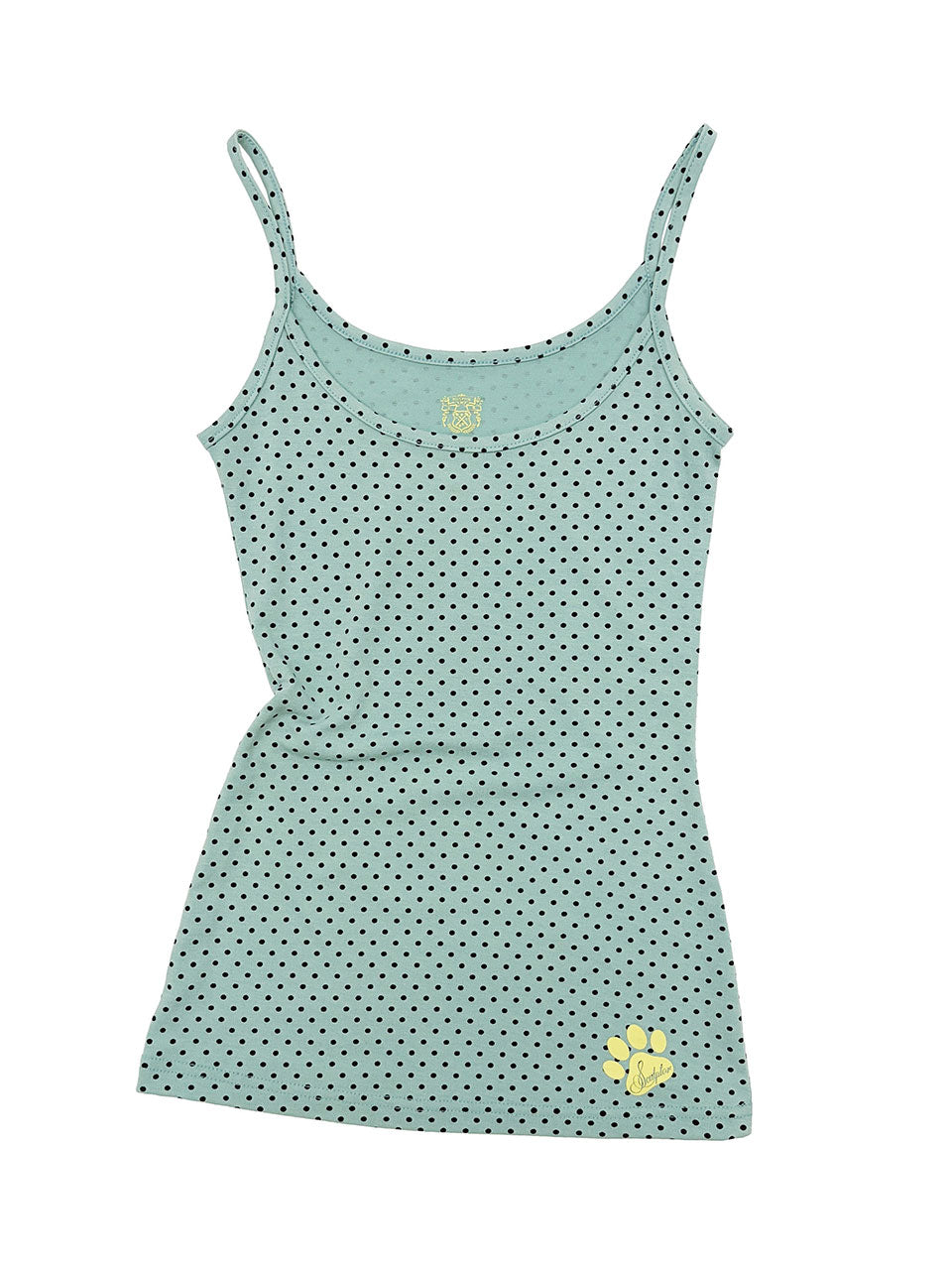 Sweet Kitty Dot Tank Top Mint