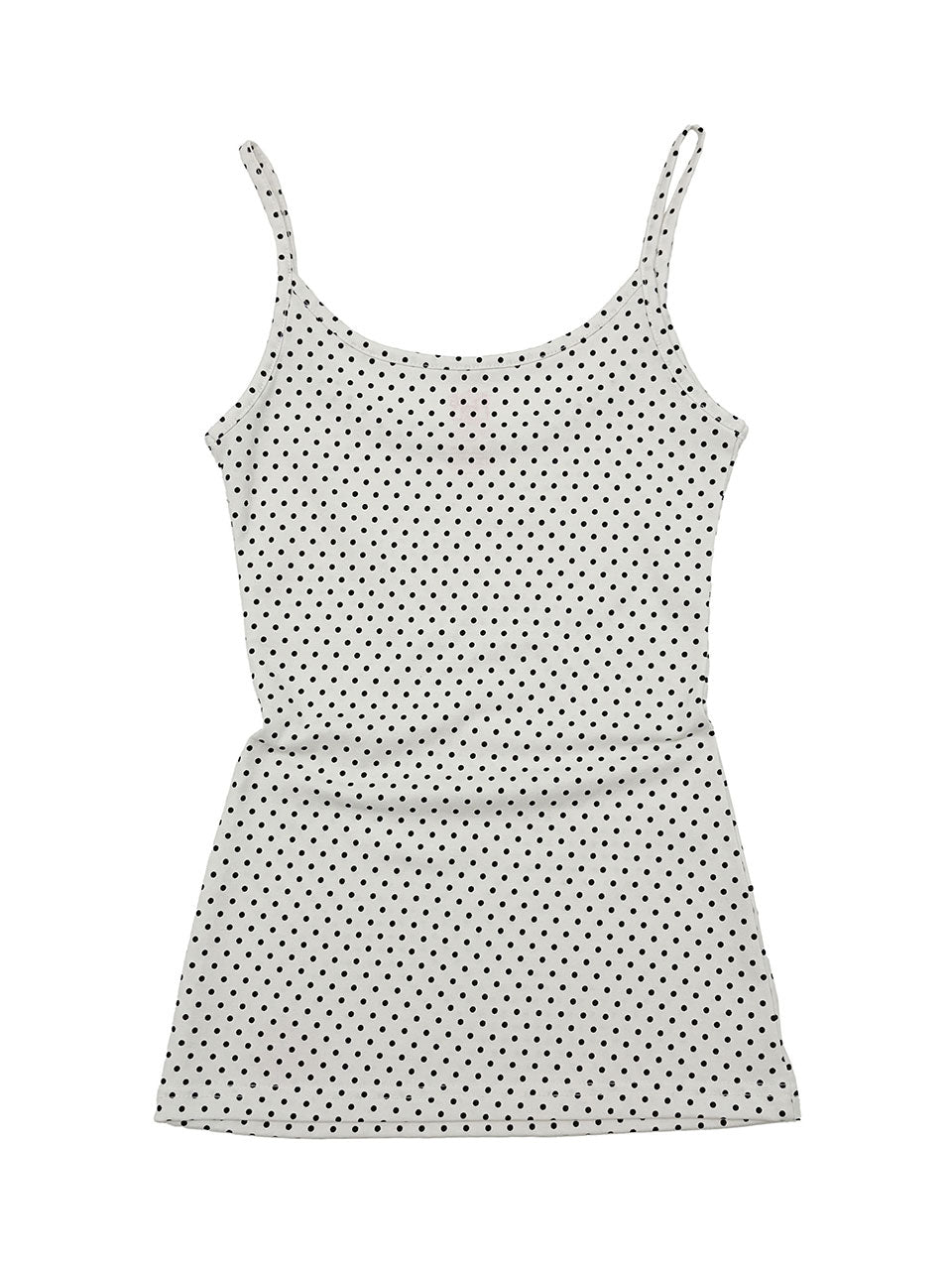Sweet Kitty Dot Tank Top White