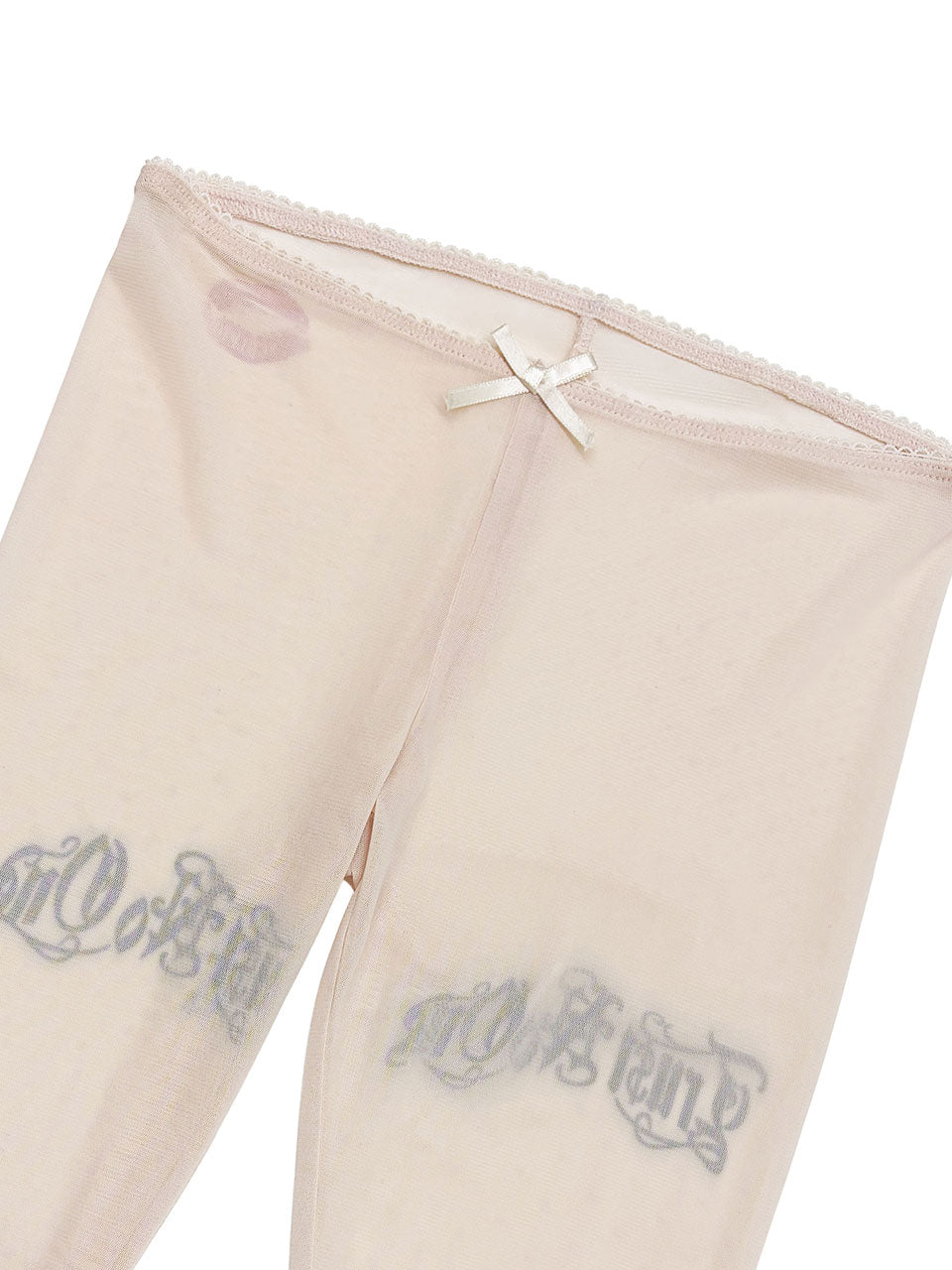 Tramp Tattoo Tights Pale