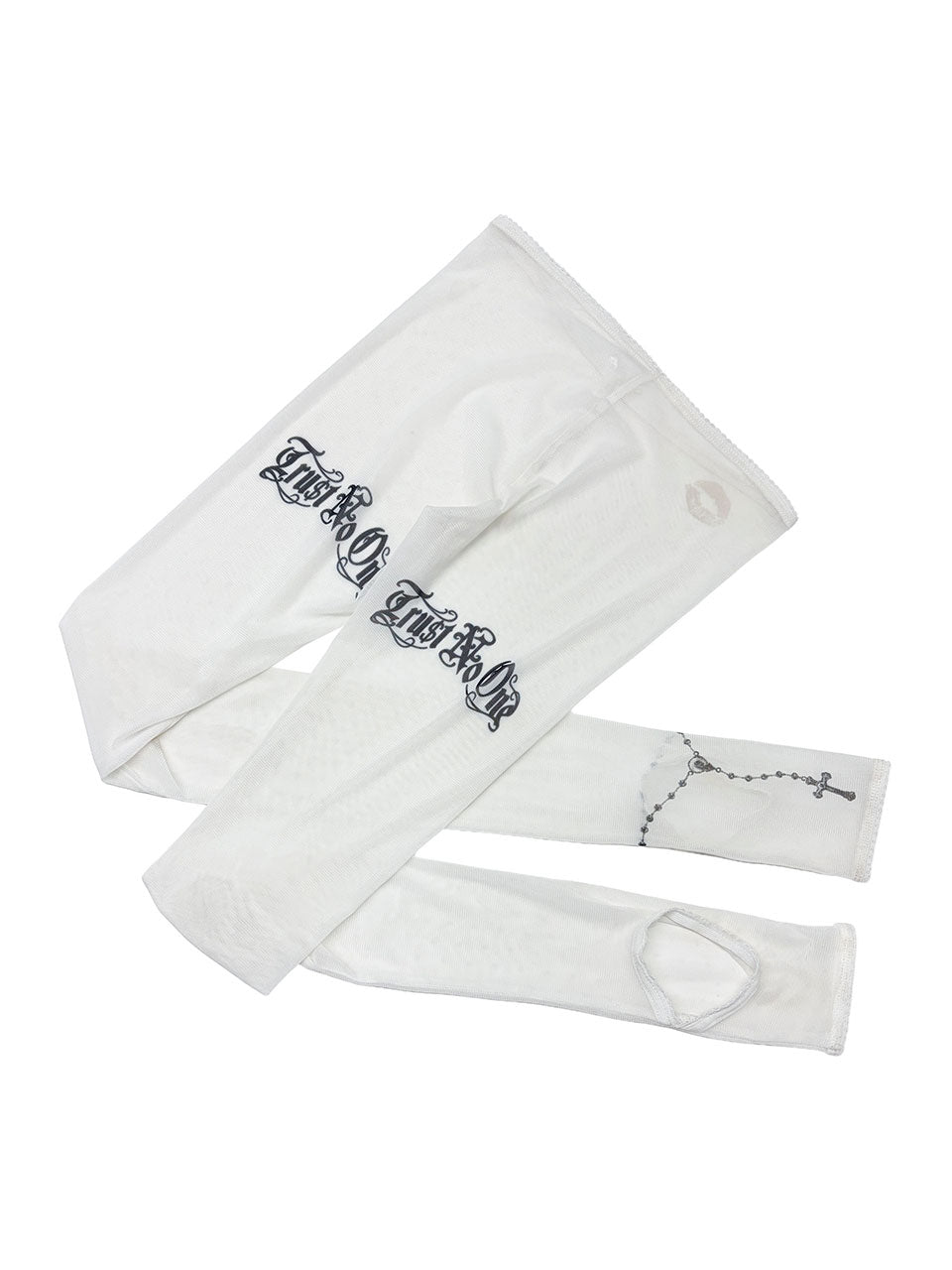Tramp Tattoo Tights White