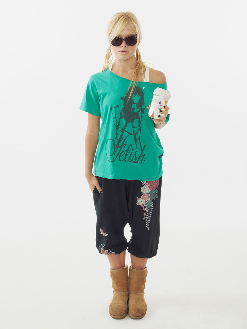 Distressed Muse Tee Turquoise – SCULPTOR JAPAN